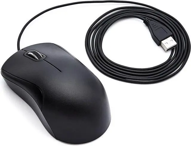 Alt view image 2 of 4 - Wired USB Mouse, 3-Buttons,1000 DPI Optical Tracking, Ambidextrous, Compatible with PC, Laptop