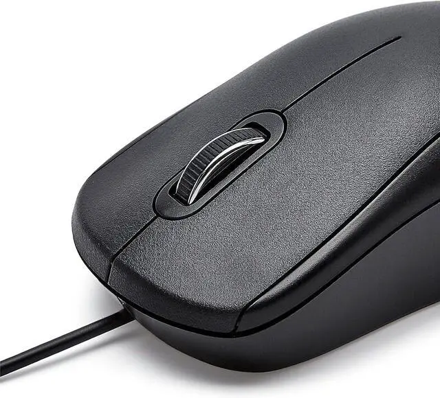 Alt view image 4 of 4 - Wired USB Mouse, 3-Buttons,1000 DPI Optical Tracking, Ambidextrous, Compatible with PC, Laptop
