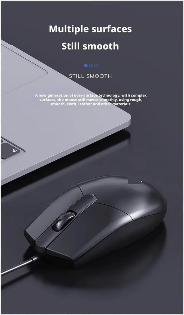 Alt view image 5 of 7 - Wired Mouse for Home and Business Use(M150blacksilent)