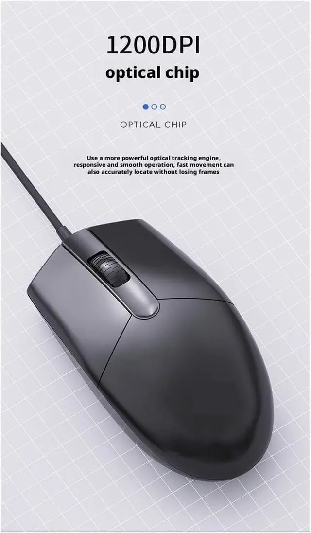 Alt view image 6 of 7 - Wired Mouse for Home and Business Use(M150blacksilent)