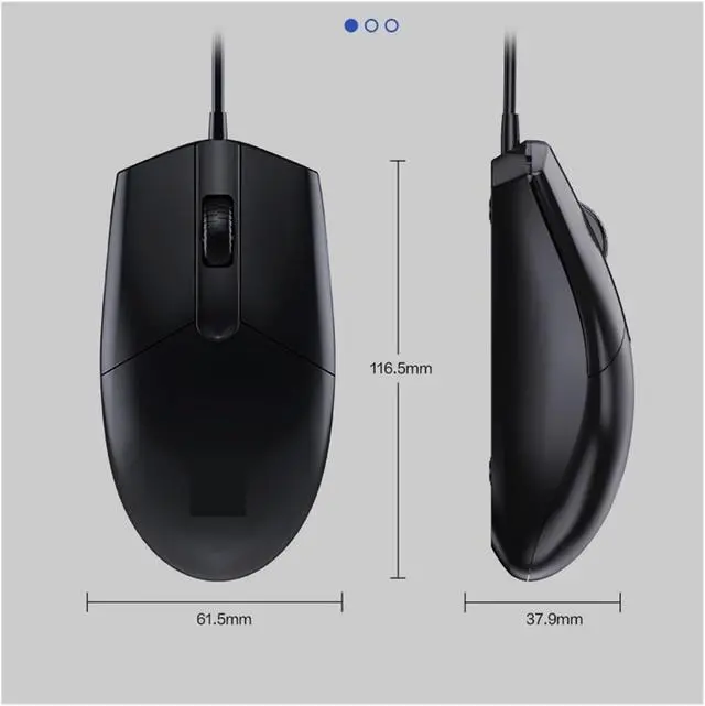 Alt view image 3 of 7 - Wired Mouse for Home and Business Use(M150blacksilent)
