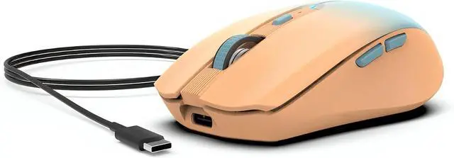 Alt view image 5 of 7 - Mouse IWM-511RT 1600 DPI, Wrls & BT, 6D Button, Orange