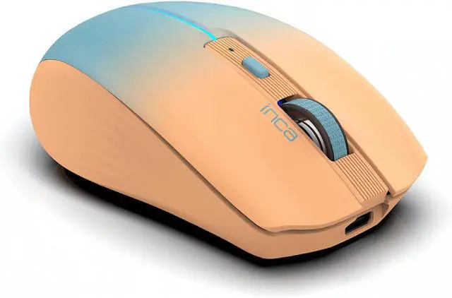 Alt view image 4 of 7 - Mouse IWM-511RT 1600 DPI, Wrls & BT, 6D Button, Orange