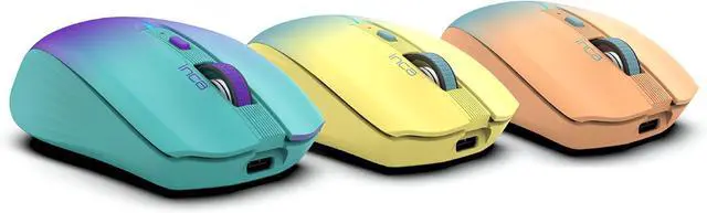 Alt view image 6 of 7 - Mouse IWM-511RT 1600 DPI, Wrls & BT, 6D Button, Orange