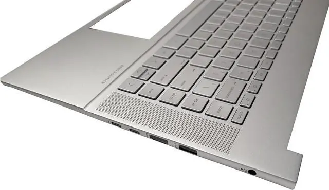 Alt view image 3 of 3 - Laptop US Keyboard Compatible for HP Envy 16-H 16-H0000 16-H1000 16T-H0000 16-H0055CL 16-H1023DX 16-H1053DX N12772-001 AM3RU000230 DJM2002AE001 Backlit Silver Palmrest Upper Cover