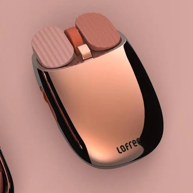 Alt view image 2 of 7 - Wireless Mouse  Rose Gold, Rechargeable, Silent Click, Multi-Gesture Touch Surface, Slim Ergonomic Design, for PC, Laptop, MacBook, Mac, Windows