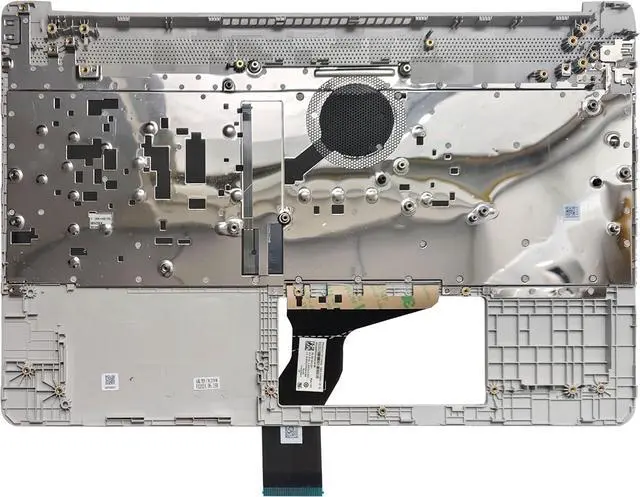 Alt view image 2 of 2 - Laptop US Keyboard Compatible for HP 15-EF1000 15-EF0000 15-EF2000 15Z-EF100 15-EF1073WM 15-EF2127WM 15-EF2126WM 15-EF2125WM Backlit Silver Palmrest Upper Cover