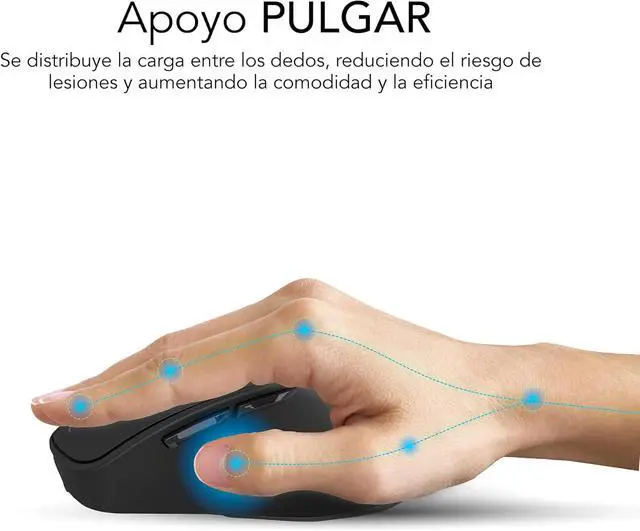 Alt view image 6 of 7 - Ergo Dual Mouse Battery Black