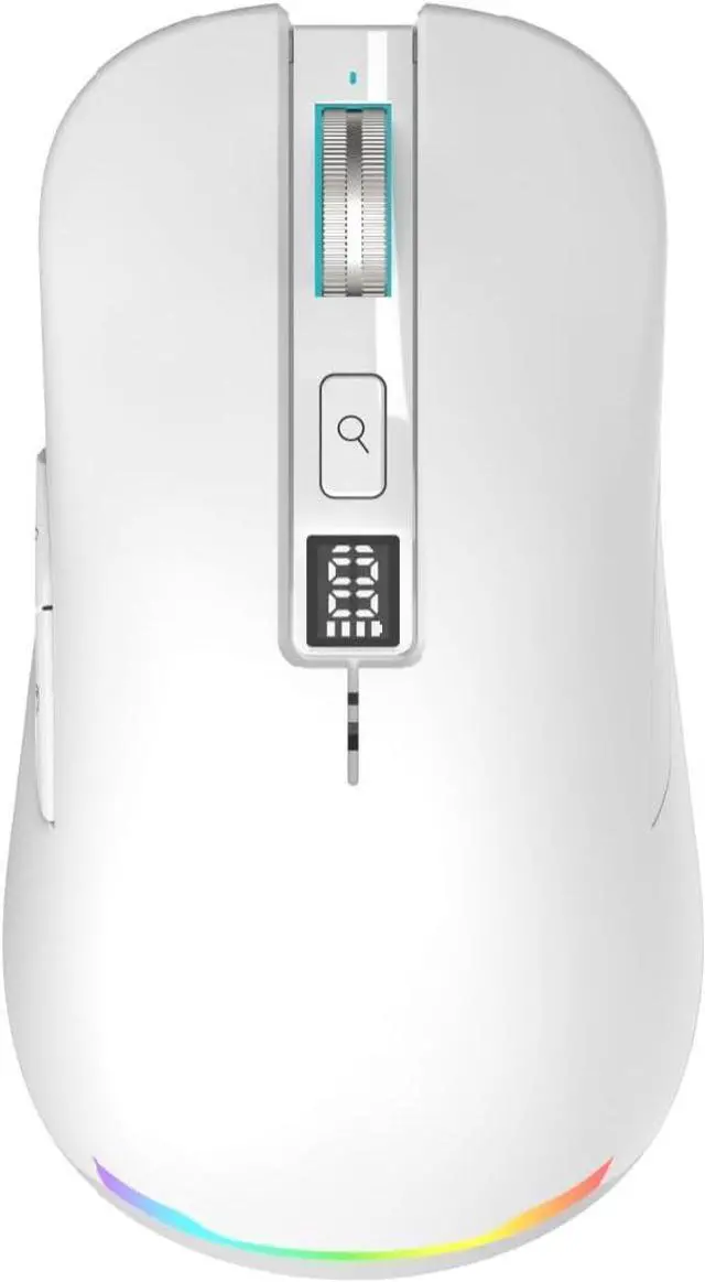 Main image of AI-Powered Voice-Controlled Wireless Mouse | Google Voice Engine & AI ChatGPT | 6000 DPI Gaming Sensor | 7 Custom Buttons | 180H Battery | Digital Screen | Triple Mode (2.4G/BT5.2/USB-C)