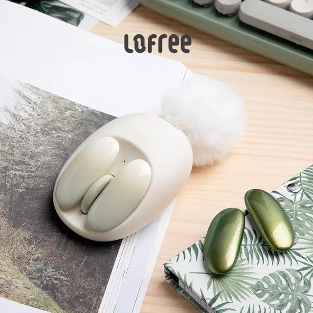 Alt view image 5 of 7 - Small Petal Wireless Mouse - Bluetooth 5.0 & 2.4G Dual Mode, Multi-Device Pairing, Compact Ergonomic Design, Silent Click, Compatible with Windows 10/11/macOS/iPad/Android - for Home & Office