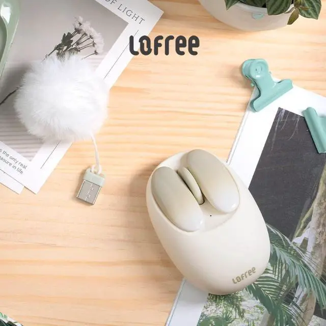 Alt view image 7 of 7 - Small Petal Wireless Mouse - Bluetooth 5.0 & 2.4G Dual Mode, Multi-Device Pairing, Compact Ergonomic Design, Silent Click, Compatible with Windows 10/11/macOS/iPad/Android - for Home & Office