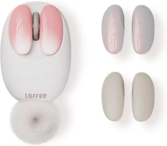 Main image of Small Petal Rose Wireless Mouse - Bluetooth 5.0 & USB Receiver, Ergonomic Silent Click, 3200 DPI, Rechargeable, Compatible with Windows/macOS/iOS/Android - Cute Compact Design for Women & Girls