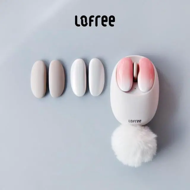 Alt view image 2 of 7 - Small Petal Rose Wireless Mouse - Bluetooth 5.0 & USB Receiver, Ergonomic Silent Click, 3200 DPI, Rechargeable, Compatible with Windows/macOS/iOS/Android - Cute Compact Design for Women & Girls