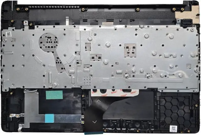 Alt view image 2 of 2 - Laptop US Keyboard Compatible for HP 15T-DA000 15T-DA100 15T-DA200 15-DA0300TX 15-DA0012DX 15-DA0014DX 15-DA0073WM 15-DA0053WM Palmrest Upper Cover No TouchPad No Backlit Black