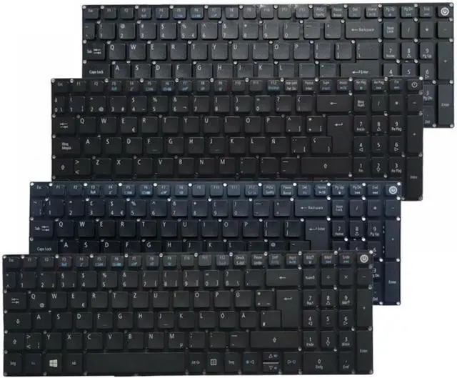 Alt view image 2 of 3 - Laptop Keyboard Compatible with Aspire V3-574 V3-574G V3-574T V3-574TG V3-575 V3-575G V3-575T V3-575TG US UK Spanish Latin German Layout(UK with Backlit)