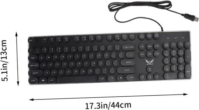 Alt view image 2 of 7 - Rainbow Backlit Gaming Keyboard and Mouse Set Ergonomic USB Gamer Combo RGB LED Lighting for PC and Laptop