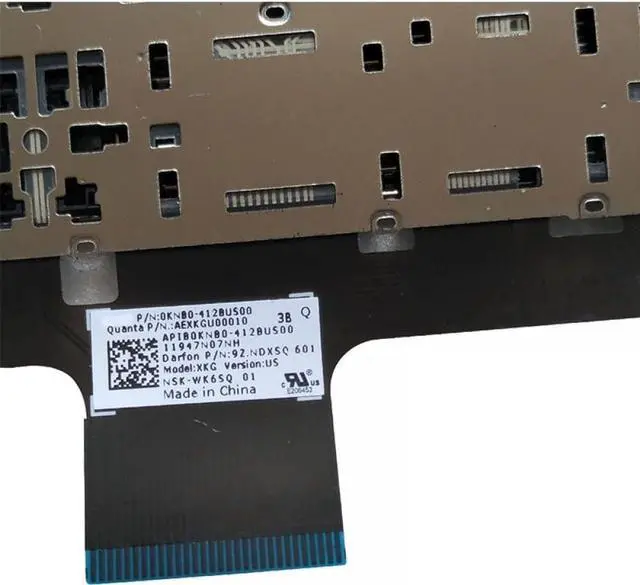 Alt view image 4 of 5 - Keyboard Compatible with X510 X510UA X510UQ F510UA X510 K510 X510UN X510Q X510QA X510QR Compatible Replacement Laptop Keyboard