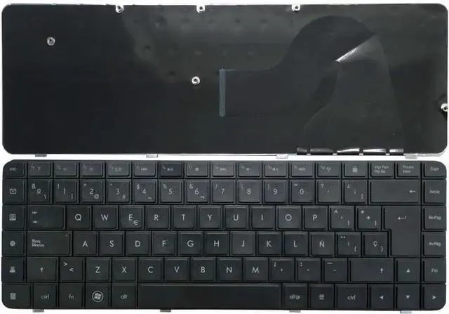 Main image of OEM Spanish Laptop Keyboard for HP Compaq G56 G62 CQ62 CQ56 - Black Replacement Keyboard MP-09J83SU-886 605922-251 589301-251 V112346AS1 AEAX6700110 Accessories
