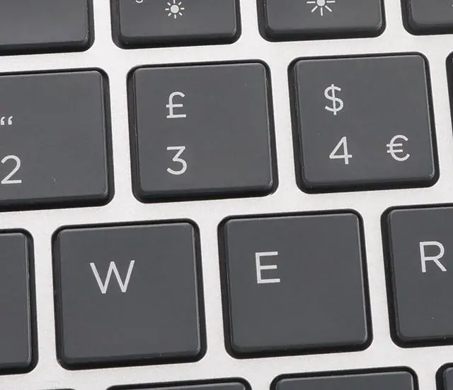 Alt view image 4 of 6 - Laptop Replacement Keyboard for HP ZBook 14u G5 G6, Elitebook 840 G5/G6, 846 G5/G6, 745 G5 /G6, L11307-031 L14377-031, Backlit (UK GB Layout, Silver Frame)