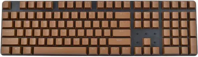 Main image of Coffee | France | 104Pcs Bakclit Mechanical Keyboard Laptop Notebook Blank Keycap Ergonomic Blank Keycaps Mechanical Keyboard for Mx