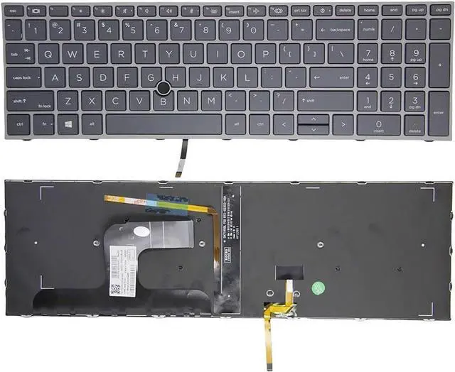 Alt view image 3 of 3 - Laptop Keyboard for HP ZBook Fury 17 G7 ZBook Fury 17 G8 M20128-001 with Backlit United States US Black