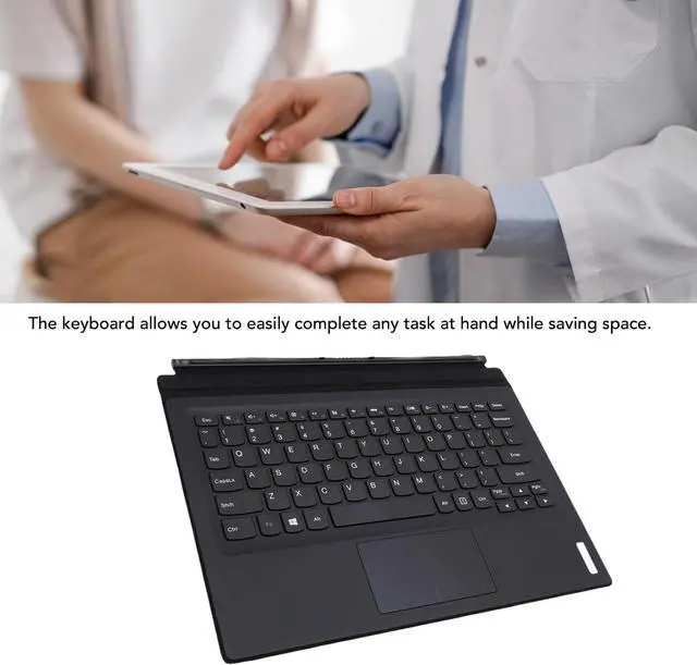 Alt view image 3 of 7 - CHEOTIME Laptop Replacement Keyboard, US Layout Full Size Keyboard with Responsive Keys Compatible with MIIX700-12ISK, MIIX710-12 IKB and Miix4 Pro for Work and Travel