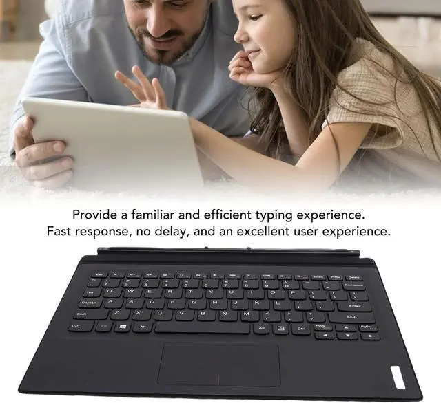 Alt view image 2 of 7 - CHEOTIME Laptop Replacement Keyboard, US Layout Full Size Keyboard with Responsive Keys Compatible with MIIX700-12ISK, MIIX710-12 IKB and Miix4 Pro for Work and Travel