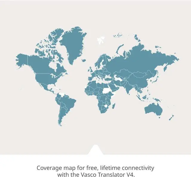 Alt view image 3 of 7 - Vasco V4 Language Translator Device with Free Lifetime Internet in Almost 200 Countries + Vasco Translator V4 Protective Case