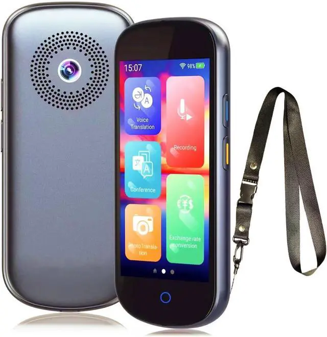 Main image of Language Translator Device No WiFi Needed,AI Voice Translator,Two Way Real-Time Translation of 137 Languages, Upgraded Offline/Photo Instant Translation Device for Travel Business Learning-Grey