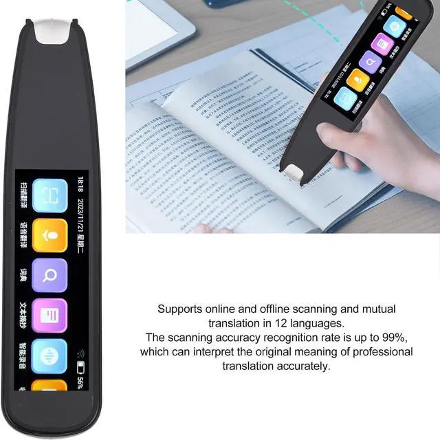 Alt view image 4 of 7 - Scanning Translator, Smart Translation Pen Recording Function Text Excerpt 134 Online Voice Translation for Travel