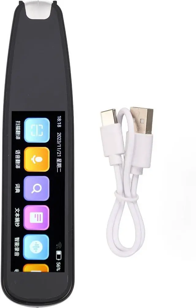Alt view image 6 of 7 - Scanning Translator, Smart Translation Pen Recording Function Text Excerpt 134 Online Voice Translation for Travel
