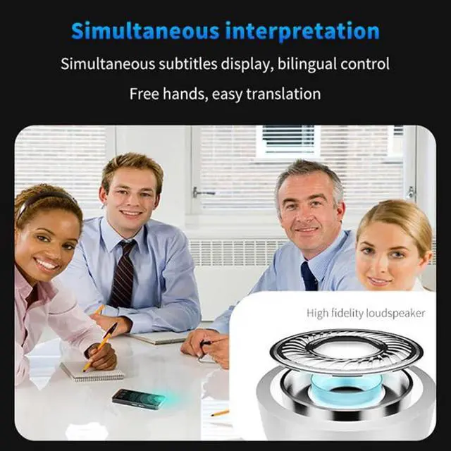 Alt view image 6 of 7 - Language Translator Device, Instant Two Way Translator Device with 138 Languages, Support Offline, Simultaneous Translation, Voice Translator for Travel, Business