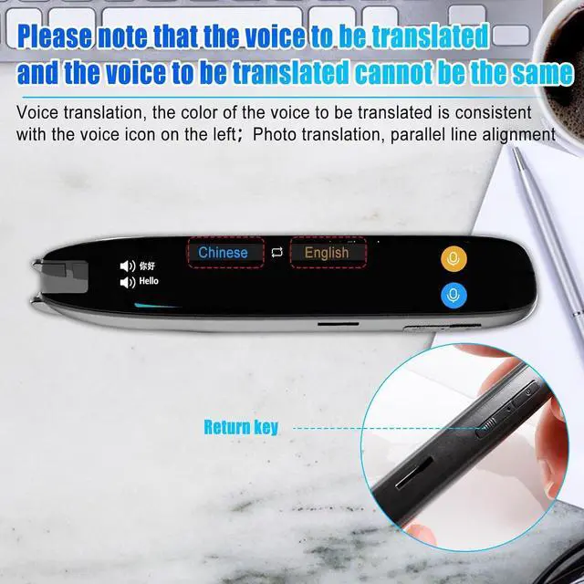 Alt view image 5 of 7 - Scan Translator Pen for Dyslexia, 142 Online & 10 Offline Language Scan Reader Pen, Real-Time Scan Translator Pen Voice Translator Pen for Students