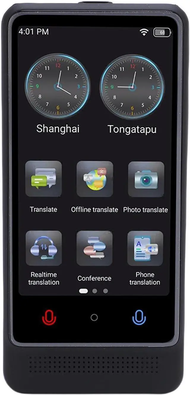 Main image of Voice Translator, 3.0 Inch Touch Screen 1GB 16GB Real Time Bidirectional AI Smart Voice Translation Device, Language Translator for Travel, No WiFi Needed, Support 138 Languages