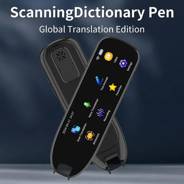 Alt view image 2 of 7 - Scan Translation Pen, OCR Digital Reading Pen Scan Reading Pen Offline Online Smart Reader Portable 2 Way Language Translator Device 5.0in Ultra Big Screen