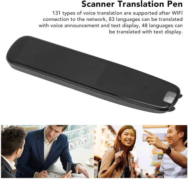 Alt view image 4 of 7 - Scan Reader Pen,131 Languages Translator Device with 2.99in,Fast Scanning Smart Recording Voice Translator for Travel