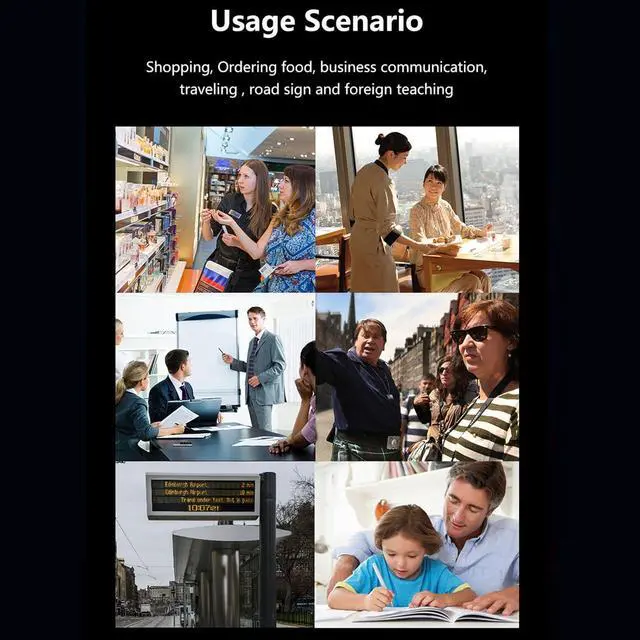 Alt view image 4 of 7 - Scan Reading Pen, 142 Languages Voice Translation Smart Scan Reader Pen, Text to Speech Device Translator Pen, OCR Digital Instant Voice Translator for Study, Travel, Business