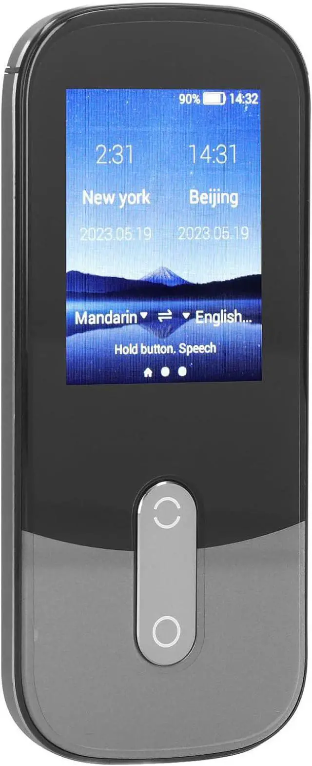 Alt view image 5 of 7 - Language Translation Device, Grey 119 Languages Supported Translator for Travel Business Learning, Ag8wbnu45o