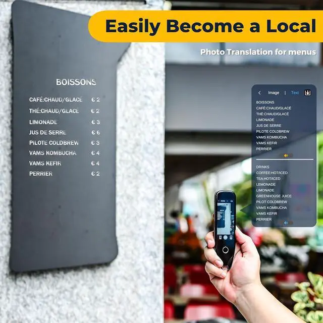 Alt view image 4 of 7 - 134 Languages Translator Pen, Offline OCR Digital Smart Reading Pen, Text to Sp & Voice to Text Scan Reader Pen, Pocket Dictionary Translation Pen, Accurate Portable Translator Device