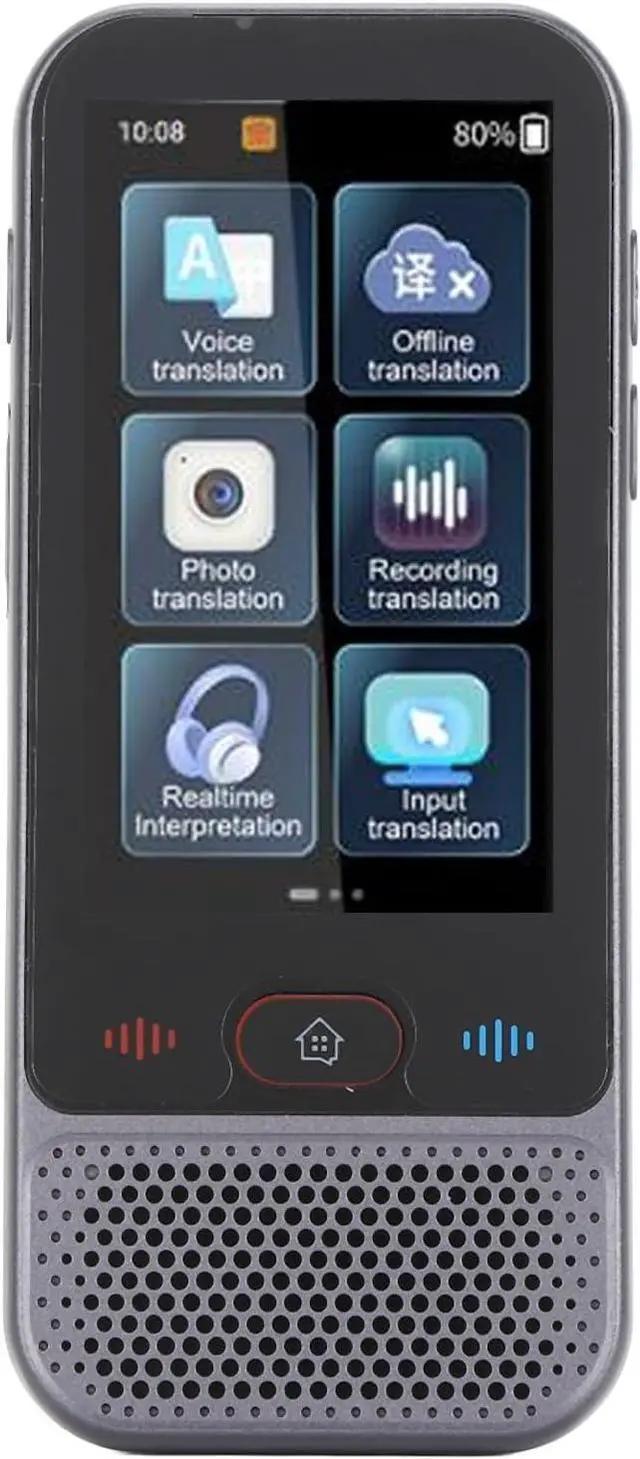Main image of Language Translator Device, 139 Languages Online Translation Portable Instant Translator, High Accuracy Noise Reduction Touchscreen AI Intelligent Translator
