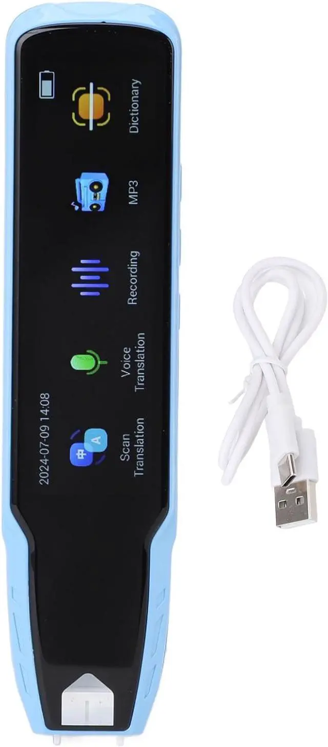 Main image of A13 Smart Language Translator Pen Offline Scanning, 112 Languages Supported, Rechargeable Scan Reader Pen Ideal for Dyslexia, Travel, and Business (Blue)