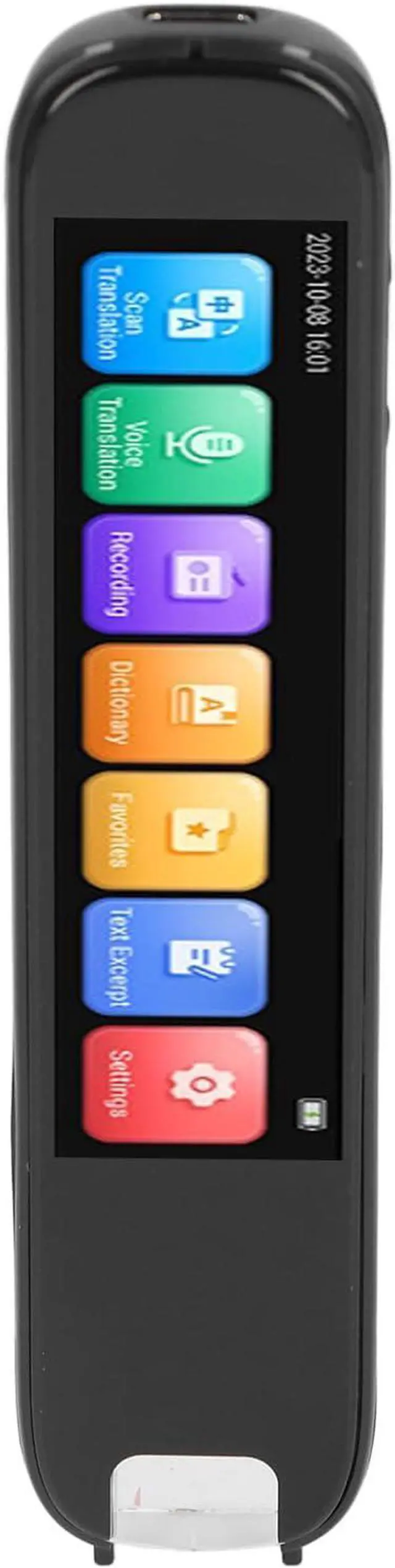 Alt view image 3 of 7 - plplaaoo Scan Translator Pen 3.71 Inch Screen 112 Languages Translation Dictionary Pen for Business Travel Students Learning