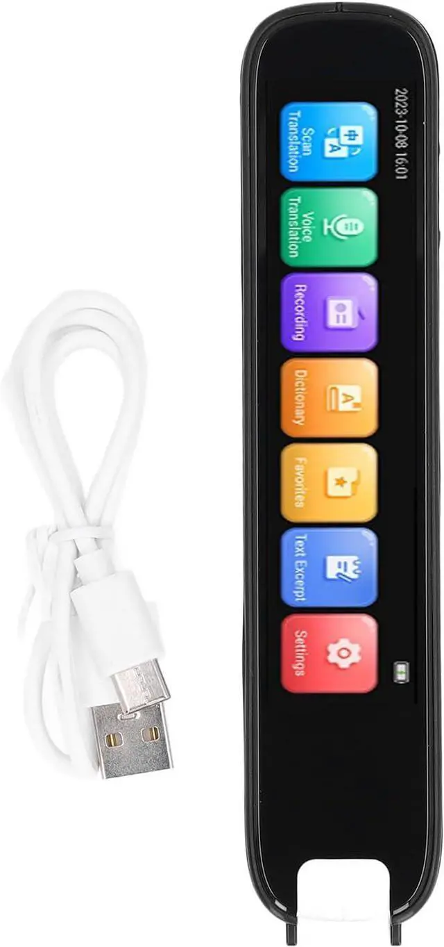 Main image of plplaaoo Scan Translator Pen 3.71 Inch Screen 112 Languages Translation Dictionary Pen for Business Travel Students Learning