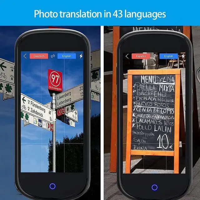 Alt view image 2 of 5 - Smart Photo Scanning Translator Portable Instant Language Translation Devices Two-Way Voice Translator Recording Translation 4G WiFi/Offline,A(A)