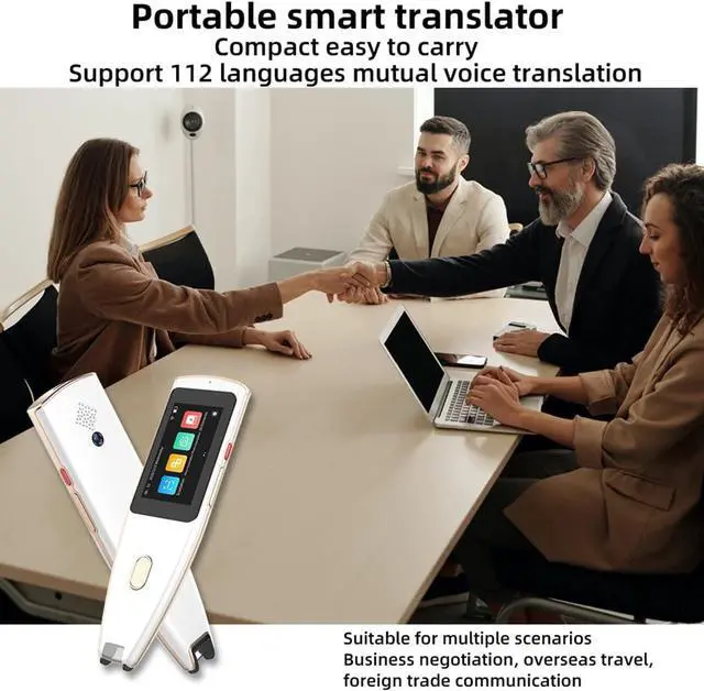 Alt view image 2 of 7 - Language Translator Device Scanning Translation Reading Pen | Scan Text and Translate | Speak and Translate | Wi-FiMultilingual Dictionary Pen,