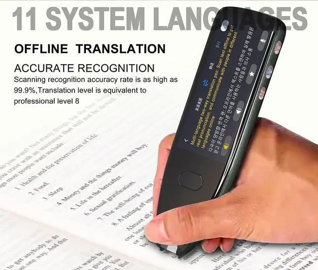 Alt view image 5 of 7 - Translation Pen Reader Translation Device scanning Dictionary Pen rts Offline WiFi 116 Languages Electronic Dictionary Learning Work