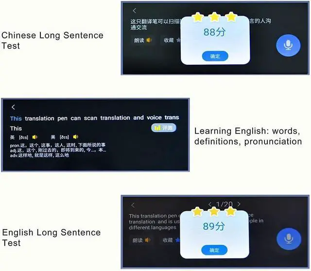 Alt view image 2 of 7 - Translation Pen Reader Translation Device scanning Dictionary Pen rts Offline WiFi 116 Languages Electronic Dictionary Learning Work
