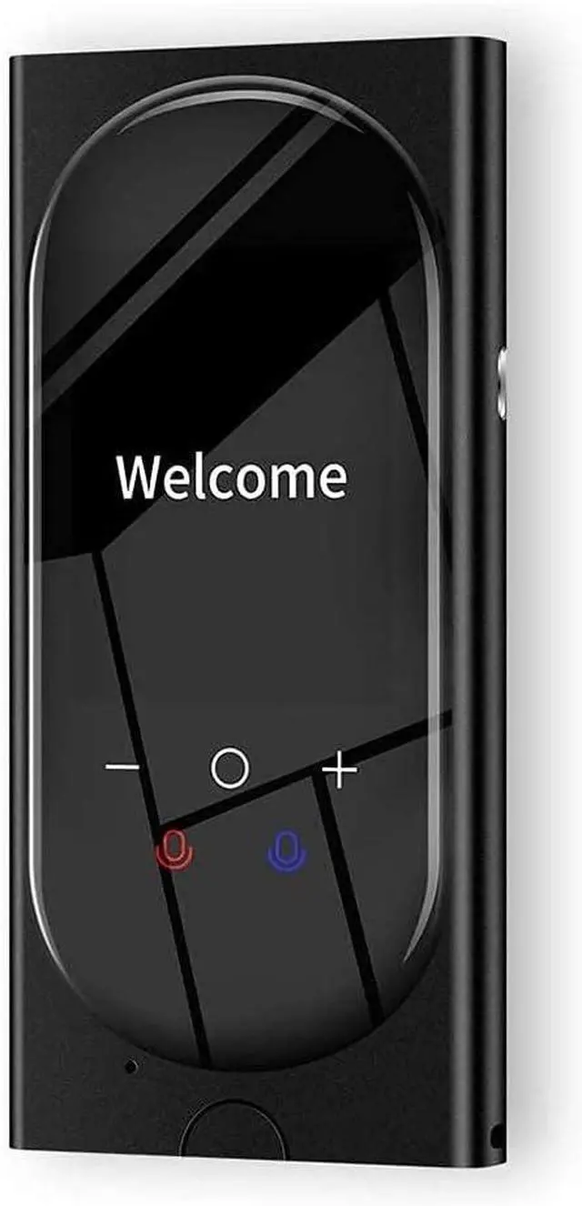 Main image of Smart Language Translator Device, with 2.4 Inch High Definition Touch Screen, Support 106 Languages Accurate Smart Real-Time Instant for Business Chat Travel Abroad,Black (Black)