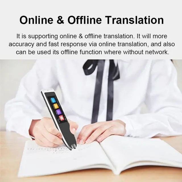 Alt view image 3 of 7 - Smart Voice Scan Translator Pen| 111 Language Translate Pen | Voice Translation Reading Pen| 11 Languages Offline Dictionary Pen| Voice and Scan to Translate Needed Efficency Needed Hopeful