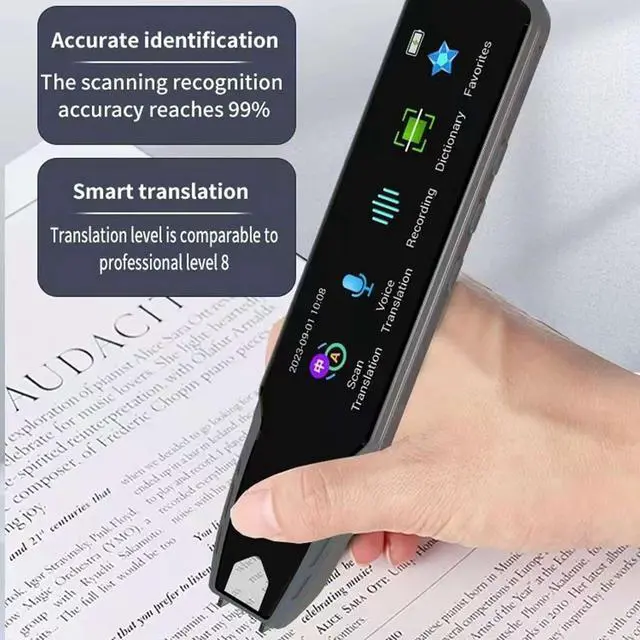 Alt view image 2 of 7 - Scan Translation Pen, Reading and Scanning Tool with ive Vocabulary Database, Multilingual Support for Global Communication, Online and Offline Translation, in Multiple